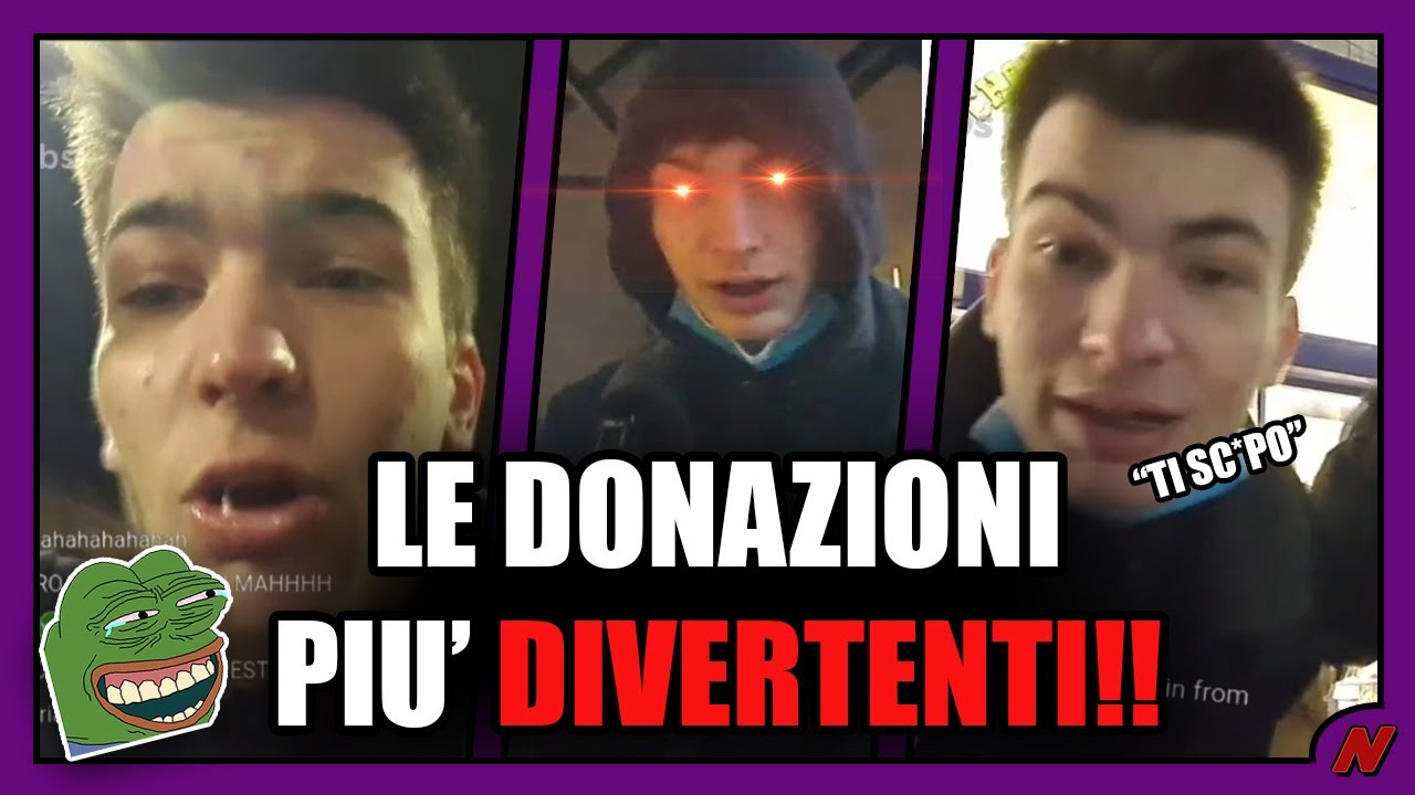 LE DONAZIONI PIU' DIVERTENTI del GABBRONE IN LIVE!! 😂 *FOLLIA*