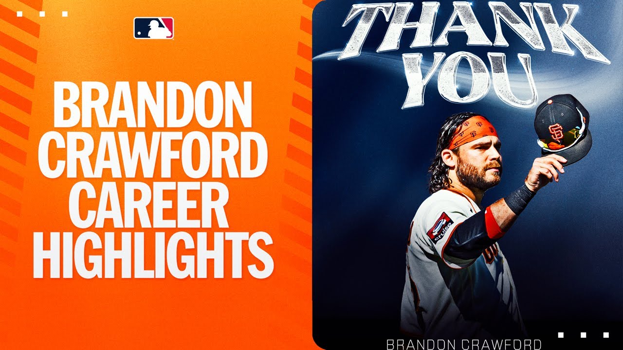 Brandon Crawford career highlights (4x Gold Glove winner, 2x World Series champion)