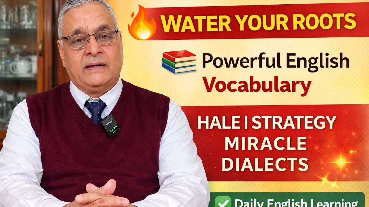 Learn Powerful English Words | Daily Vocabulary | Water Your Roots 