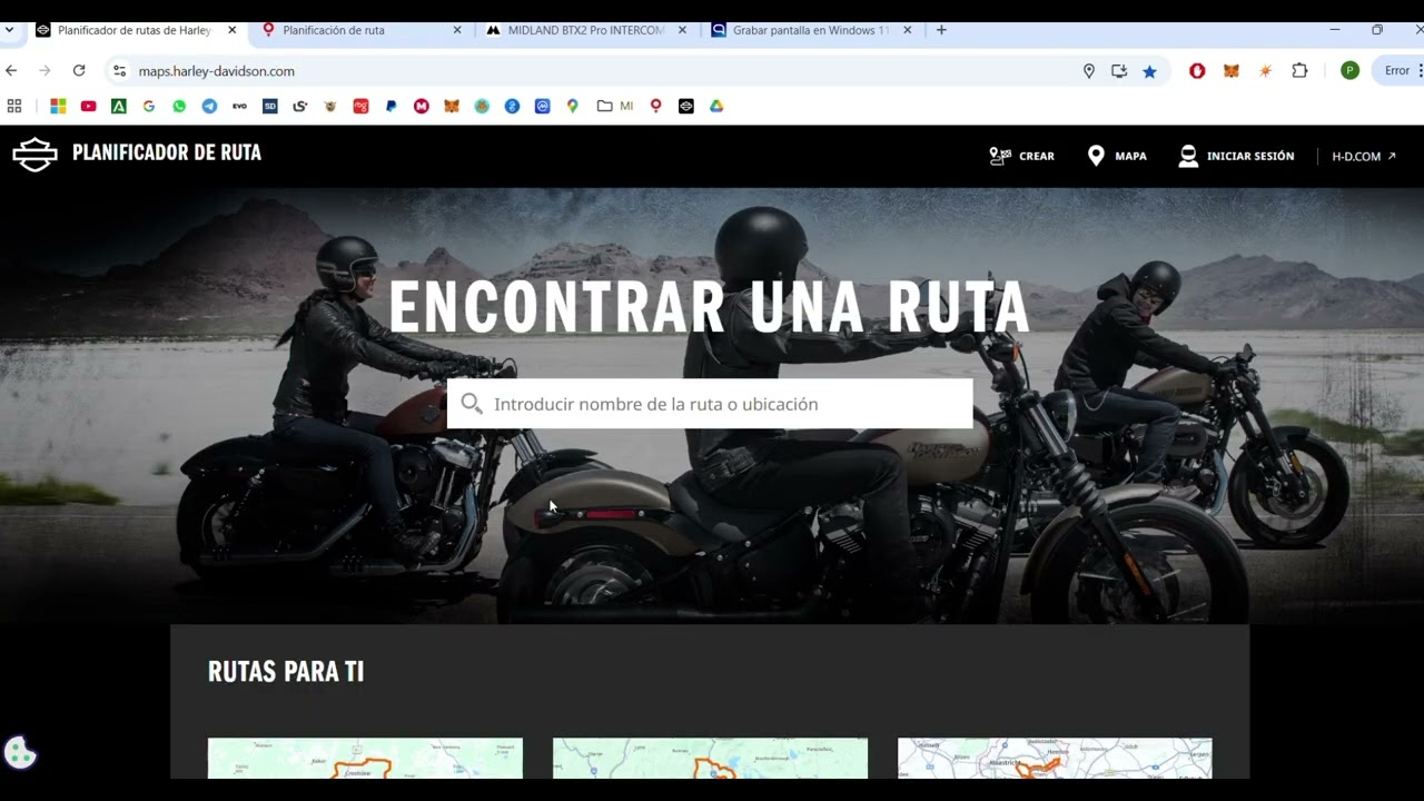 Conectar midland a Pan America y uso pantalla para navegar