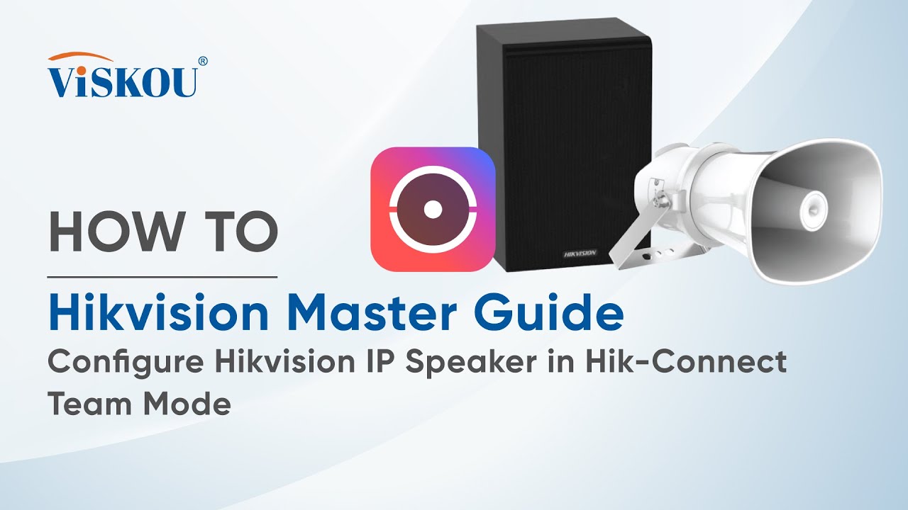 КАК: настроить IP-динамик Hikvision в командном режиме Hik-Connect
