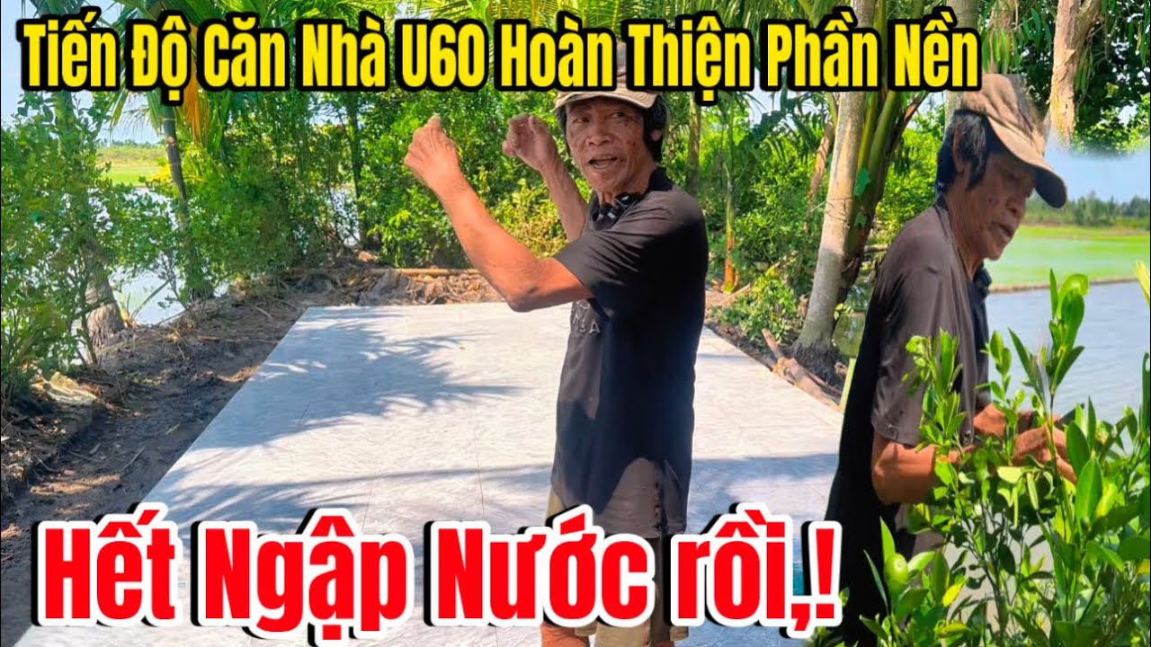 Tiến độ căn Nhà Chú Giá U60 Đã Hoàn Thiện Phần Nền Rất Đẹp ,!