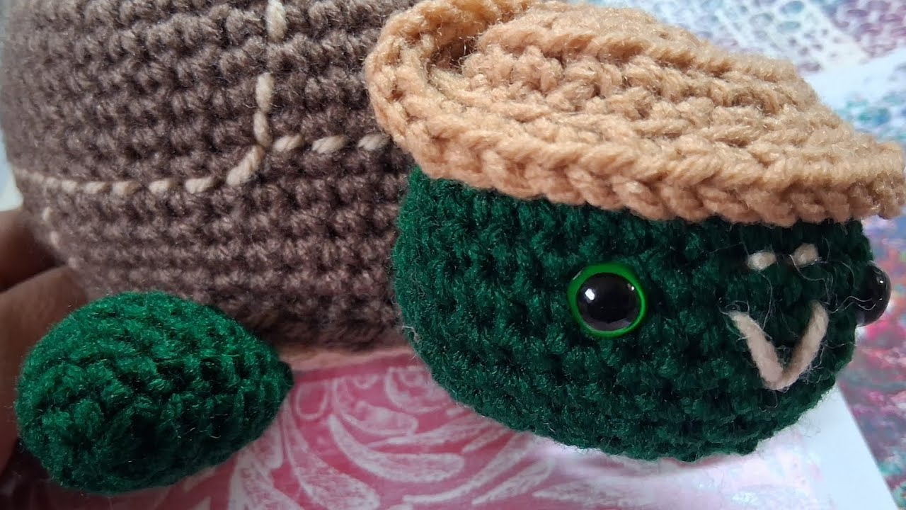 CROCHET TURTLE!! DONE! #amigurumi 🐢