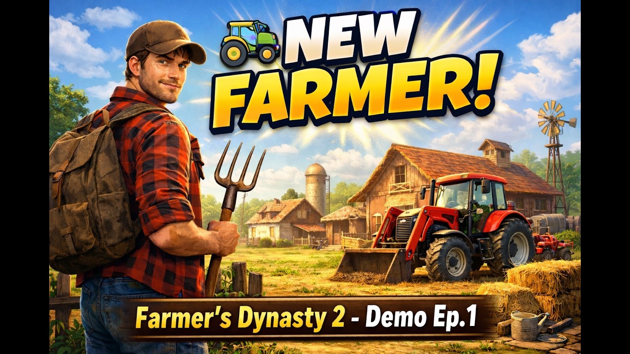 This Tractor Should Be in a Museum… But It’s Mine Now 🚜💀 | Farmer’s Dynasty Playtest Ep.1