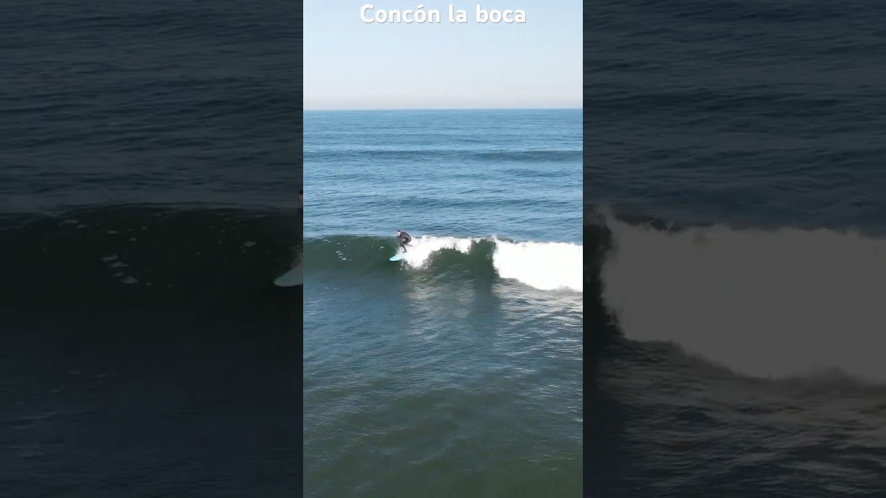 Surf playa la Boca Conc&oacute;n chile