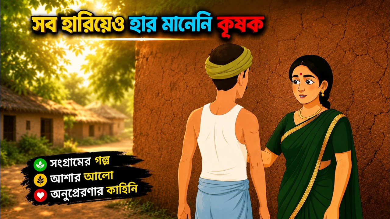 চাষির শেষ আশা | Emotional Bengali Moral Story |  বাবার ত্যাগে বদলে গেল ছেলের জীবন | Moral Story