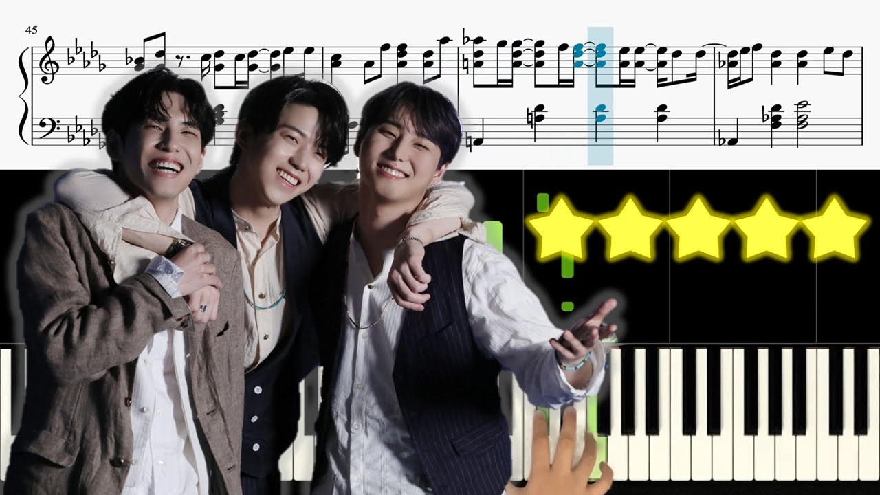 DAY6 (Even of Day) - 파도가 끝나는 곳까지 (Where the sea sleeps) 《Piano Tutorial》 ★★★★★