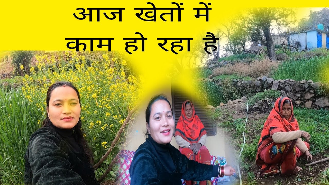 सासुमा बहुत मेहनत कर रही है किचन गार्डन में आज मुझसे गुस्सा भी है @pahadivloggerritika 