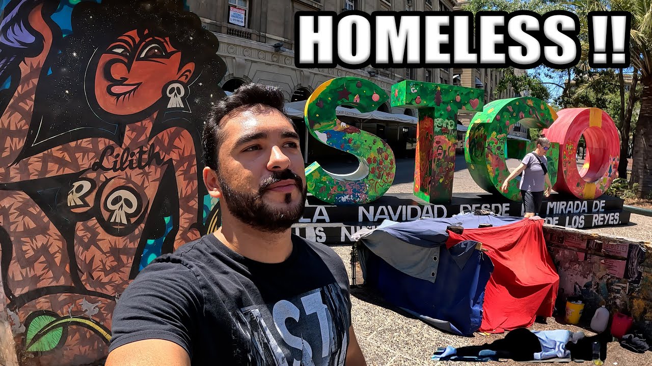 Şili'nin Tehlikeli Başkenti Santiago Sokakları 🇨🇱 ~659