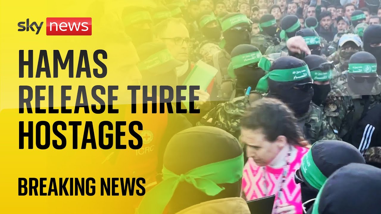 First Israeli hostages released by Hamas as part of Gaza ceasefire