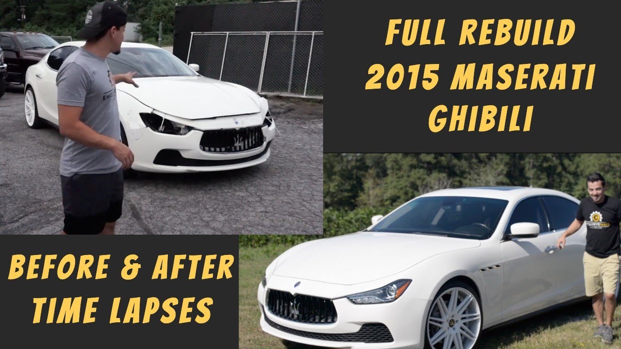 2015 Maserati Ghibli Rebuild in 10 Mins like THROTl