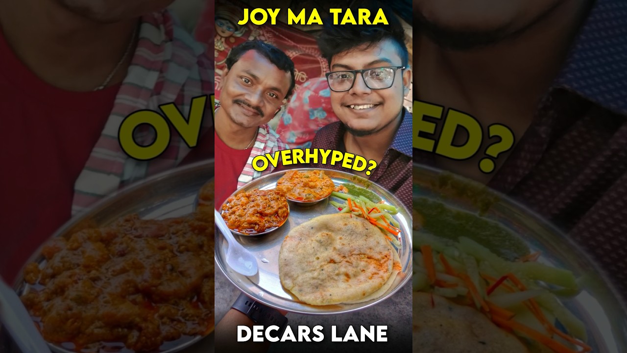 Viral Arun Da & His Joy Ma Tara | Decars Lane | Cheapest Food In Kolkata | Street Food | SSR