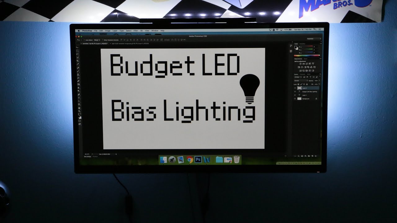 I Can See The Light! Best Budget LED Bias Lighting For Your Desk - Arvidsson LED Kit