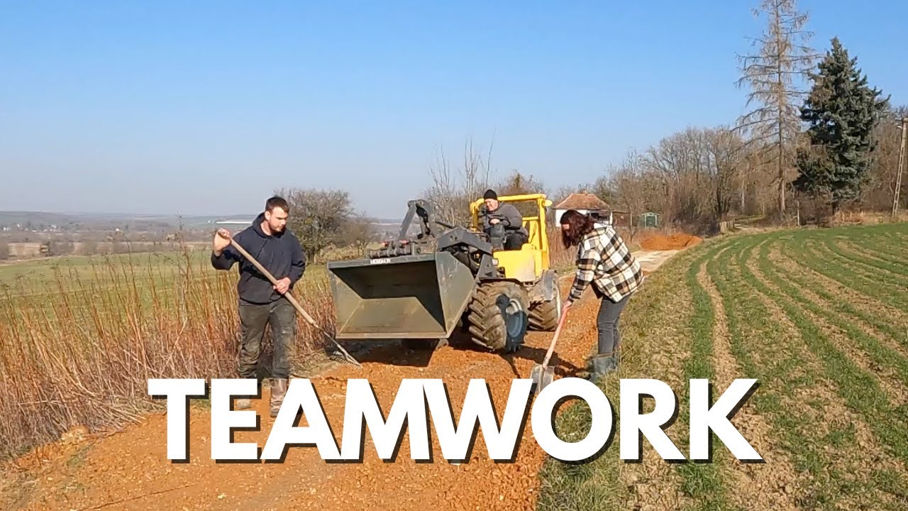 Road Repair, Concrete Pour & Charity Ball | Homestead Day  #vlog10
