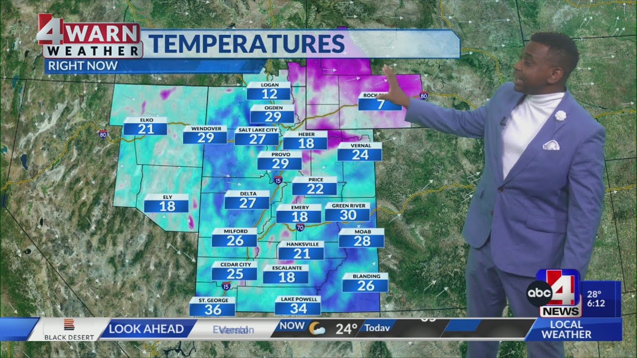 Exiting storm system delivers heavy mountain snow to Central and Southern Utah