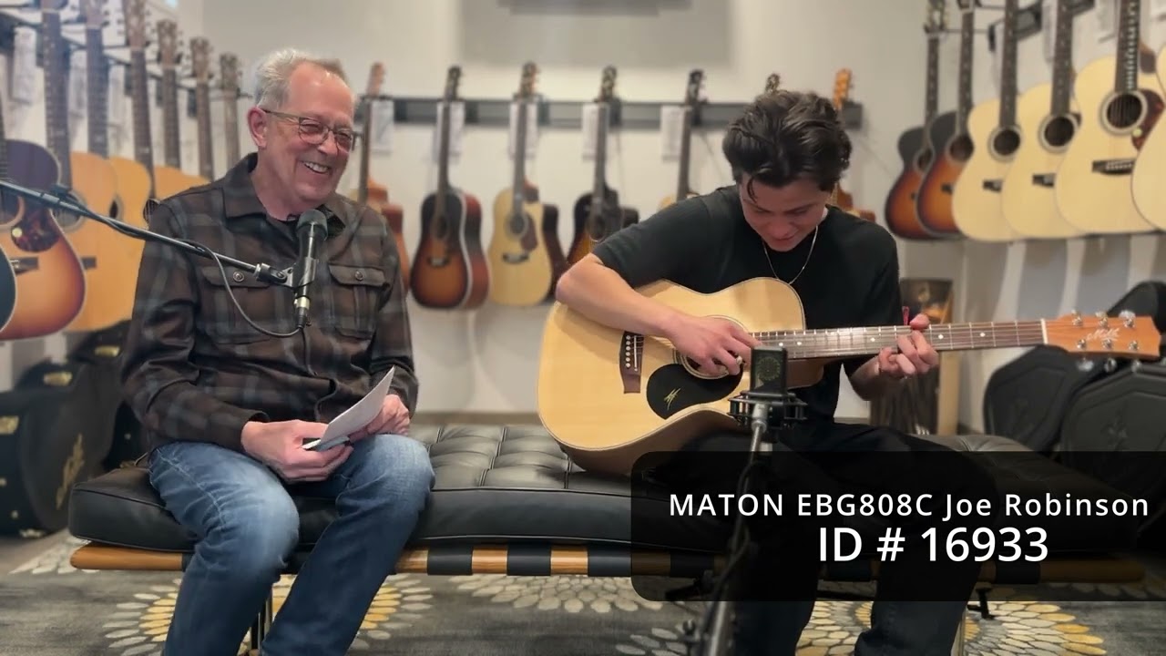 Maton Guitars EBG808C Joe Robinson 