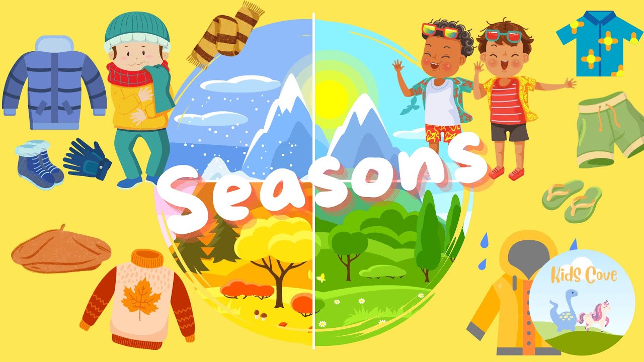 Learn about seasons preschool | Clothes for every season | Seasonal Activities and festivals