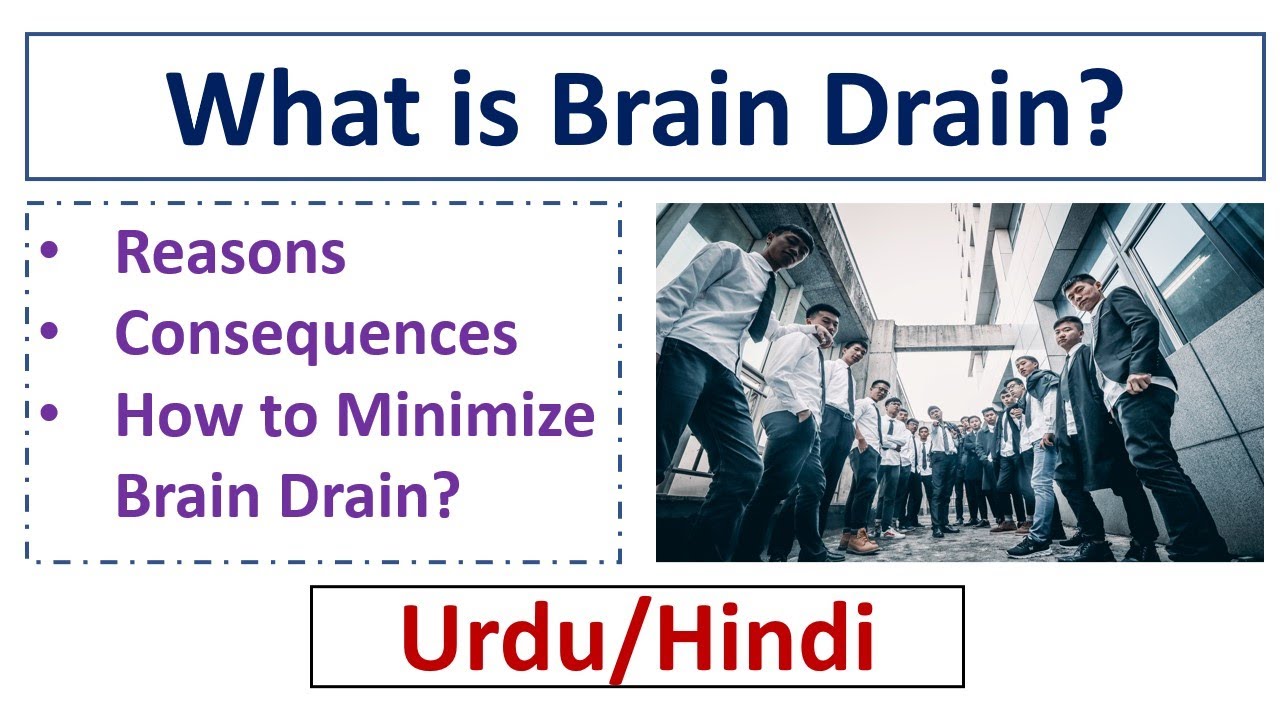 What is Brain Drain? Reasons/Consequence of Brain Drain? How to Minimize Brain Drain? Urdu/Hindi