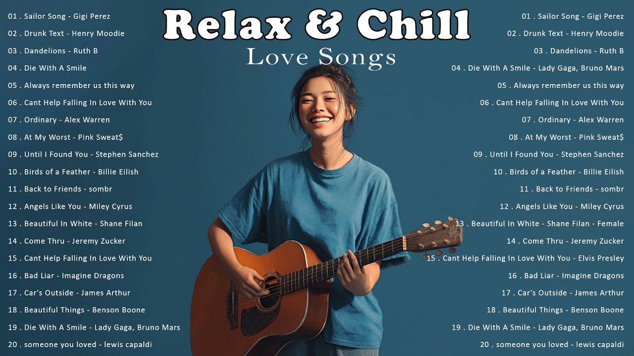Top Acoustic Cover Love Song 2026 💗🎧  Relax & Chill Vibes  Bruno Mars, Adele, Billie Eilish