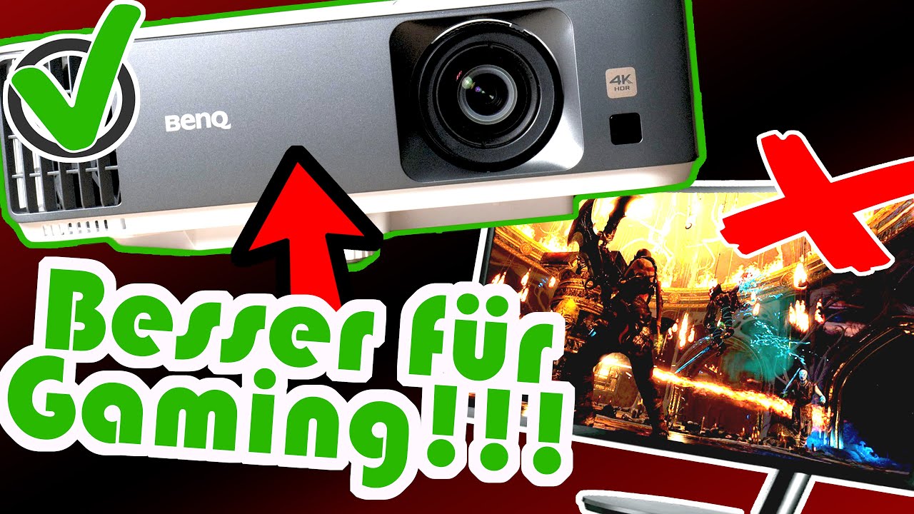 Besser als dein Gaming Monitor! BenQ TK700 4k Gaming Beamer Test