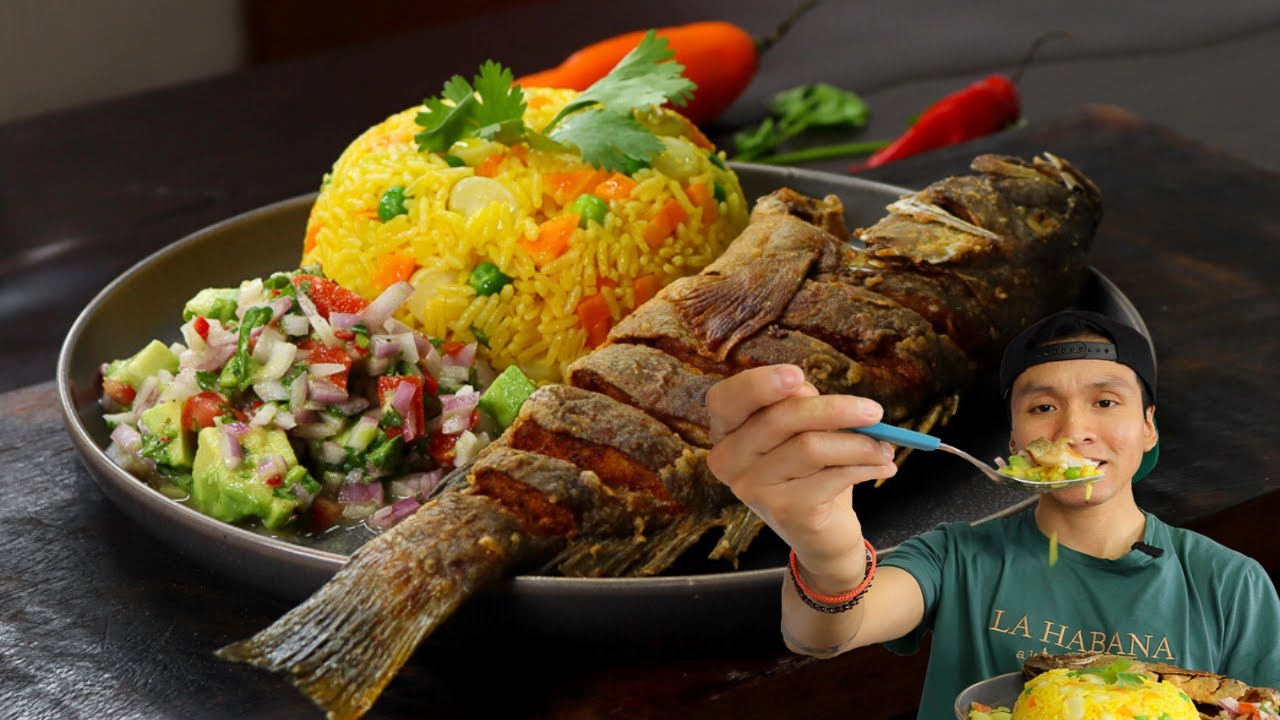 Lo Fácil de Preparar Arroz a la Jardinera con Pescado Frito | Cocina Peruana