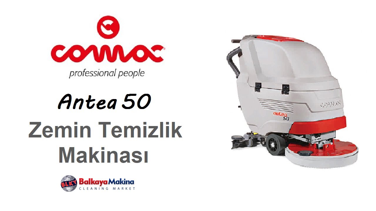 Comac Antea 50B/BT Akülü Zemin Yıkama Makinası - Comac Türkiye / Balkaya Makina