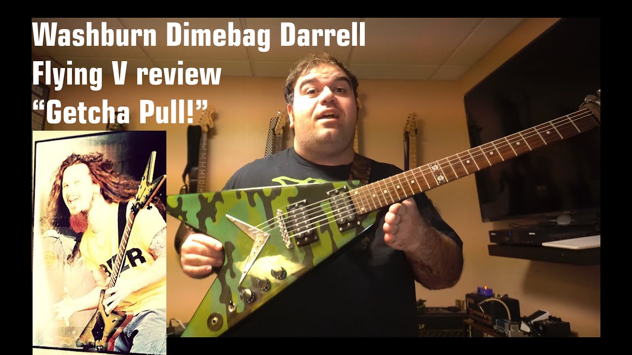 Dimebag's FORGOTTEN signature model | Washburn #dimebagdarrell Flying V review #guitarreviews