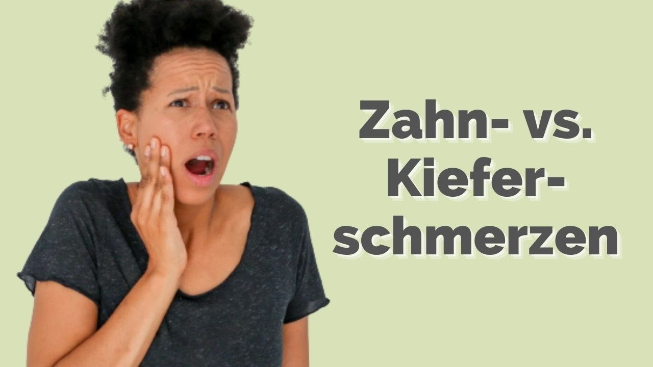 Wie du zwischen Zahn und Kieferschmerzen unterscheiden kannst