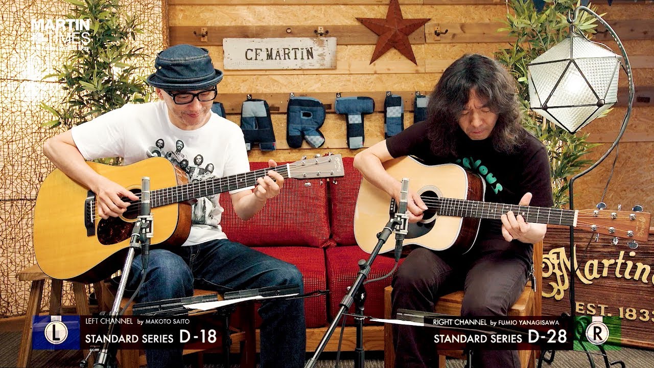 The Session〜斎藤誠×柳沢二三男　000-18、000-28、D-18、D-28の個性を検証する【Martin Times〜It’s a Beautiful Day】