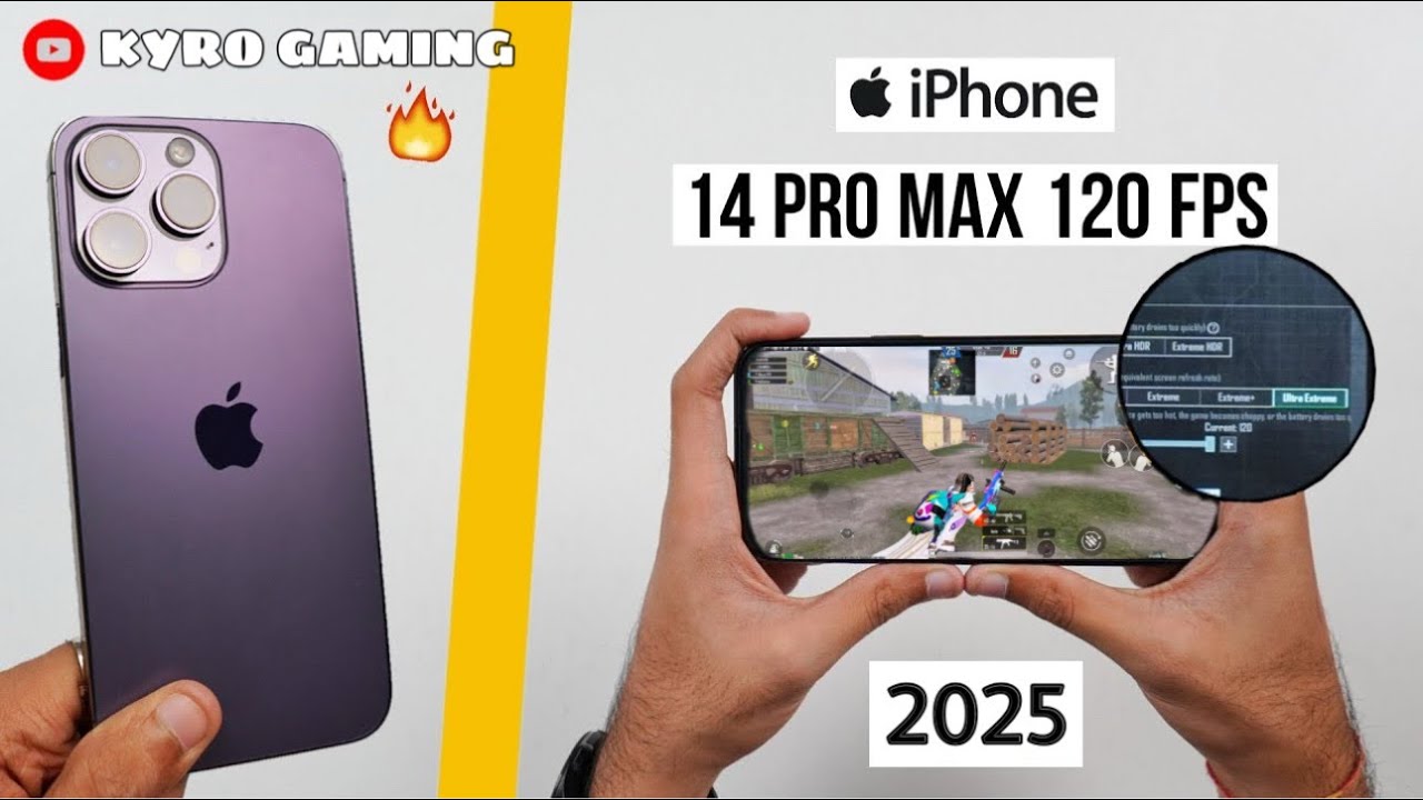 My New iPhone 14 Pro Max - 120 FPS BGMI Test | BGMI3.9 Update
