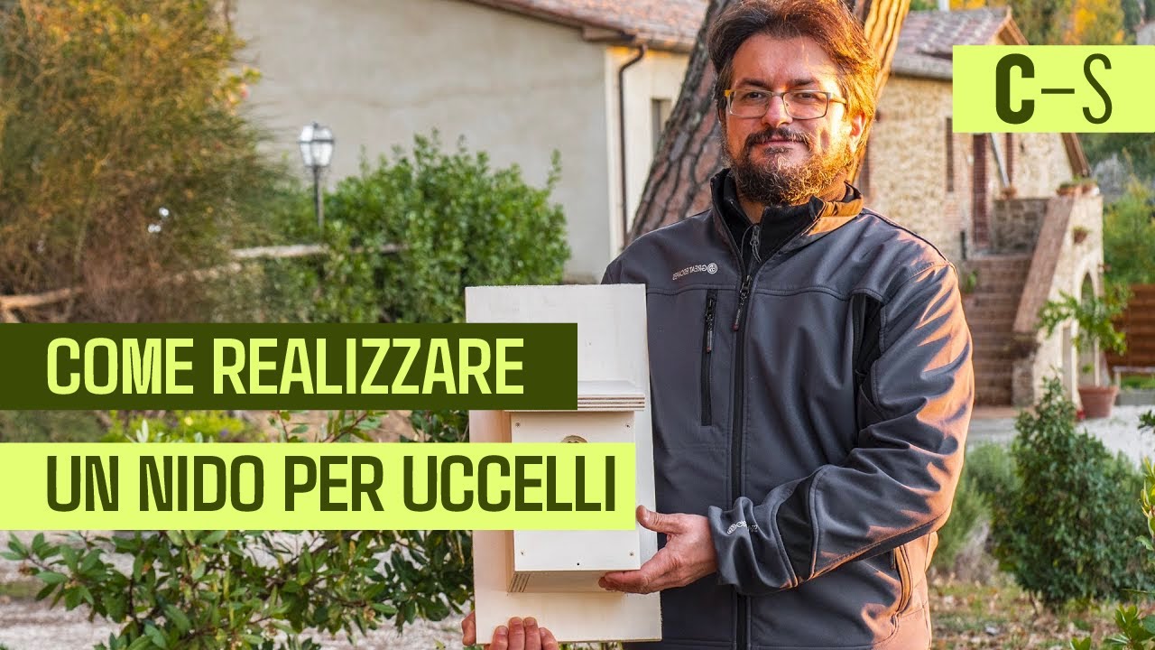 Come realizzare una cassetta nido per uccelli