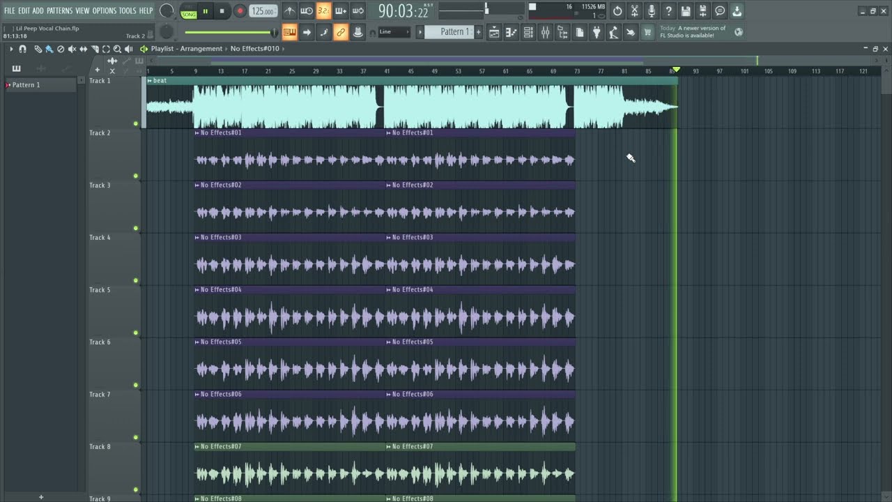How Lil Peep Mixed "Not The One" in FL Studio//Как Lil Peep микшировала «Not The One»