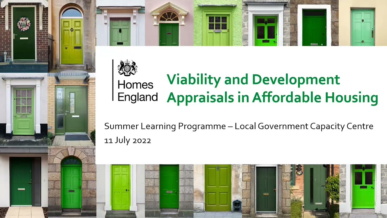 Viability & Development Appraisals for Affordable Housing - 2022 Summer Learning Programme