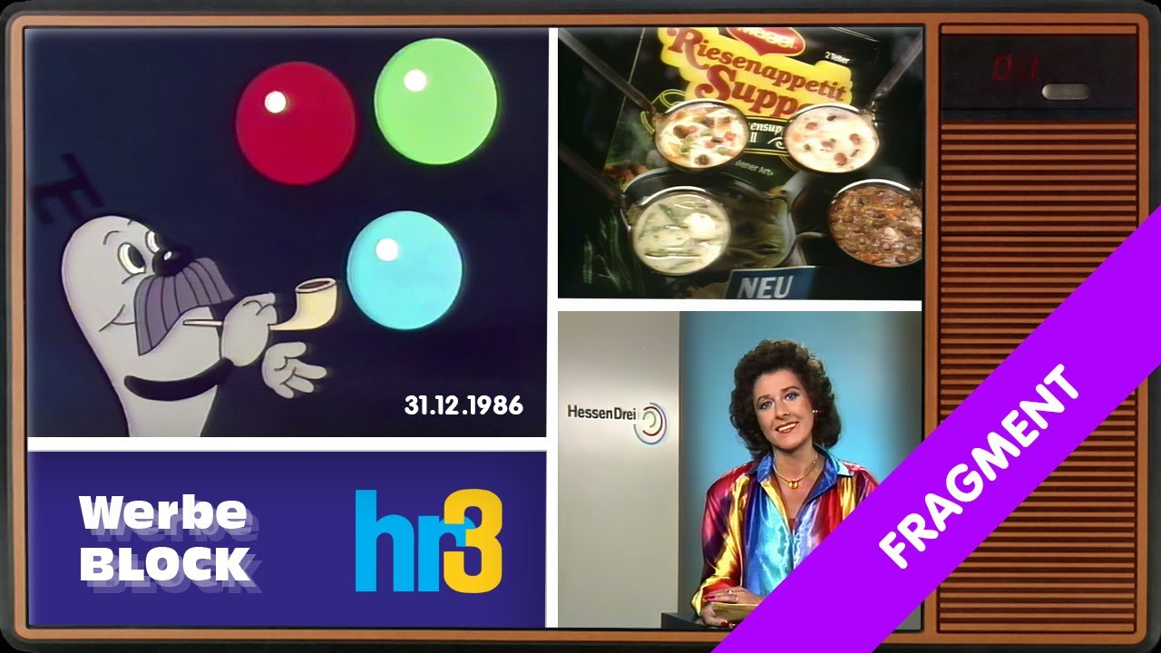 hr3 Silvester 1986: Ansage + Werbung mit Onkel Otto