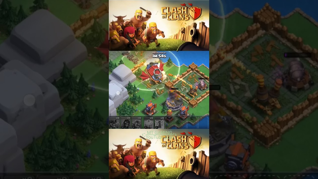 coc clane capitel atak cominason video of MT GAMING ❤️