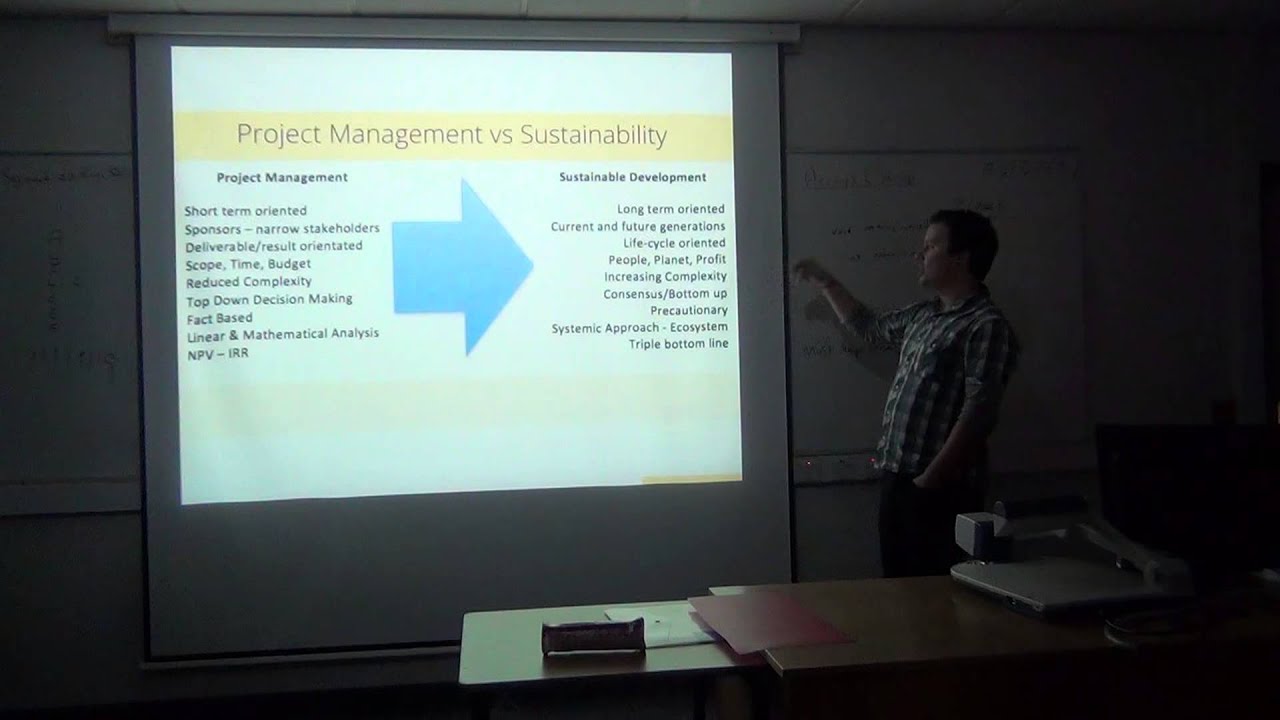 Lecture 5 - Sustainable Project Management