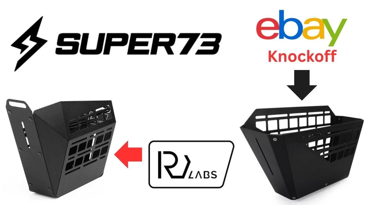 Ebay Knockoff Baselong Super73 ZX Irvlabs Style Basket #super73 #ebike #bicycle