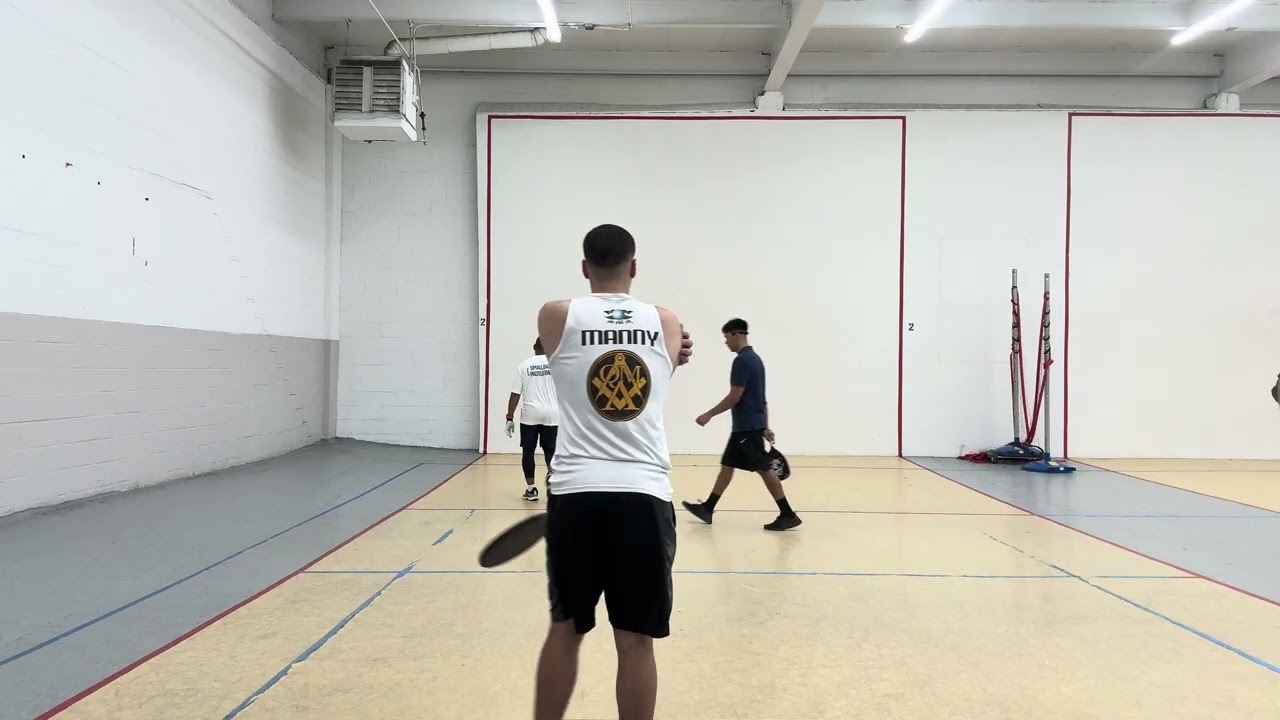 Paddleball zerega manny Frankie vs Alex Ian 