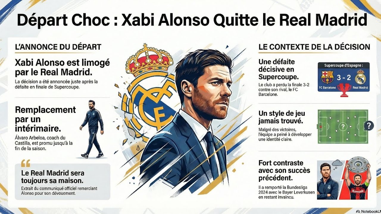 Départ Choc : XABI ALONSO Quitte le Réal Madrid 