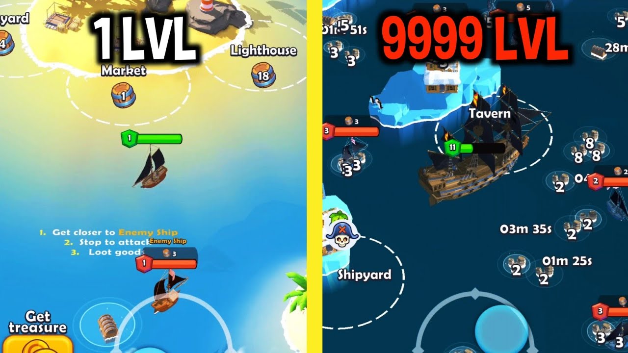 Pirate Raid - Caribbean Battle MAX LEVEL - Pirate Evolution!