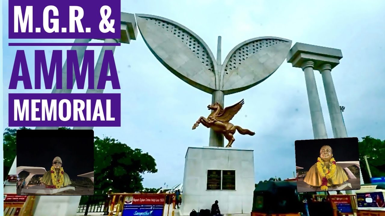 MGR & Jayalalitha Memorial|Marina Beach Chennai|எம்.ஜி.ஆர் & ஜெயலலிதா நினைவிடம்| #jayalaliltha #mgr