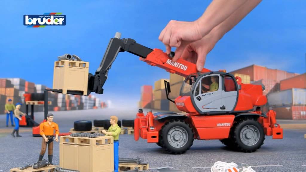 02129 BRUDER Manitou Teleskopstapler