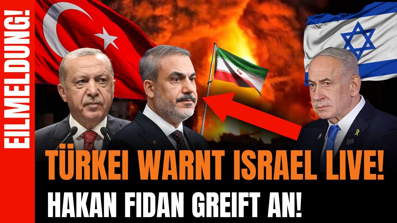 T&uuml;rkei gibt Kriegserkl&auml;rung ab! Hakan Fidan droht Israel offen: &bdquo;Angriffe auf Iran m&uuml;ssen stoppen!&ldquo;