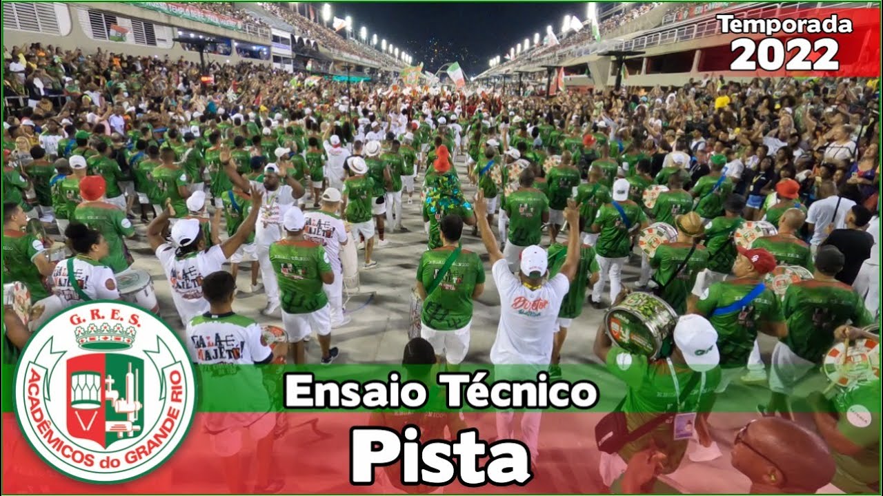 Grande Rio 2022 | Pista - Ensaio Técnico | Samba ao vivo - #ET22