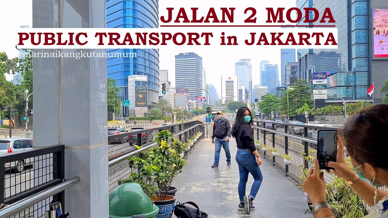 ⁴ᴷ⁶⁰ Walk 🚶🏼‍♂️& Ride Public Transport in Jakarta 🚇 MRT Jakarta Subway 🚌 Trans Jakarta Metro Busway