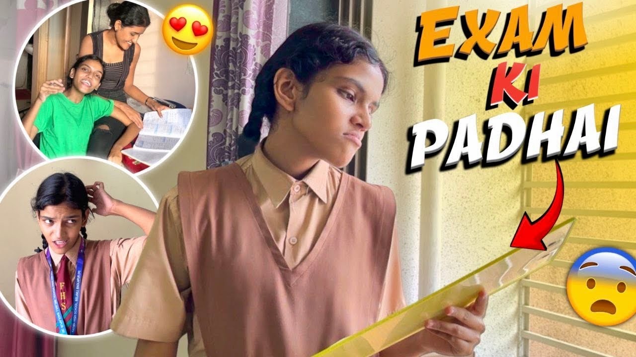 Exam ke Ek din pehle Shuru ki Padhai😜