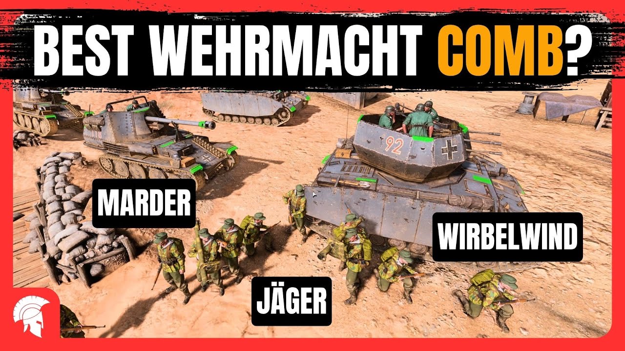 Company of Heroes 3 - BEST WEHRMACHT COMB?!? - Wehrmacht Gameplay - 4vs4 Multiplayer - No Commentary