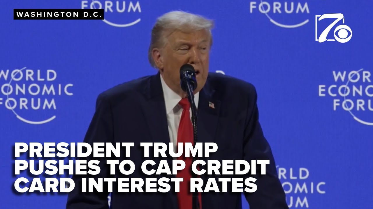 President Trump pushes to cap credit card insurance rates