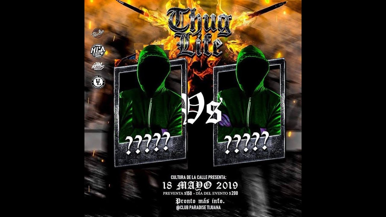 Kosmer vs Juan Zarate (Batalla Sorpresa) Thug Life Batallas Escritas 1ra Edicion TJ 18 Mayo 2019