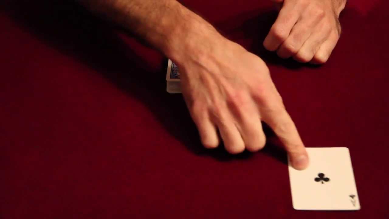 Jason Ladanye demonstrates riffle stacking, ace cutting, and mucks